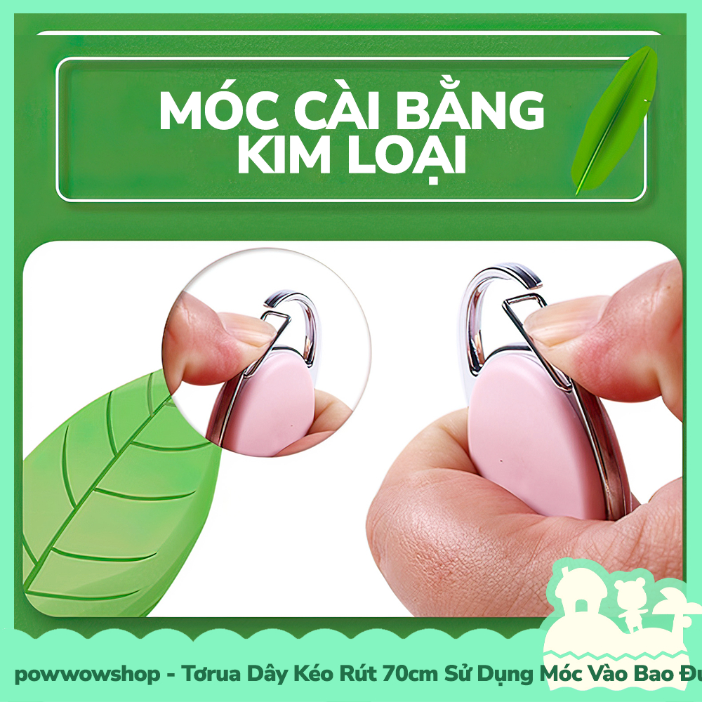 [Sẵn VN - Hỏa Tốc] Tơrua Dây Kéo Rút 70cm Sử Dụng Móc Bao Đựng Thẻ Nhân Viên Phong Cách Hình Thú Animal Luxury