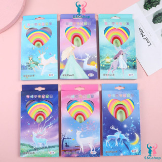 Giấy gấp sao 440 sợi 10 màu nổi bật , giấy xếp sao origami mùi thơm nhẹ làm phụ kiện quà tặng cute