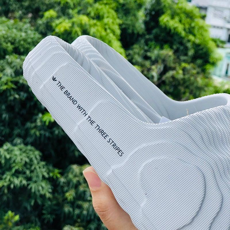 Dép Đúc Adilette Vintage - Dép Quai Ngang Adilette_Adidas_22 Bản Đẹp Chống Nước Độn Chiều Cao