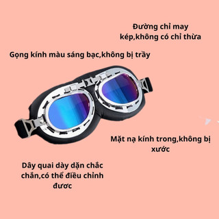 KÍNH PHI CÔNG gắn mũ 1/2, 3/4 - Ốc Store