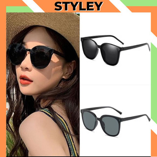 Kính râm nam nữ 3 chấm phong cách trẻ chung sành điệu, Kính mát chống tia UV form to siêu dễ thương STYLEY K015