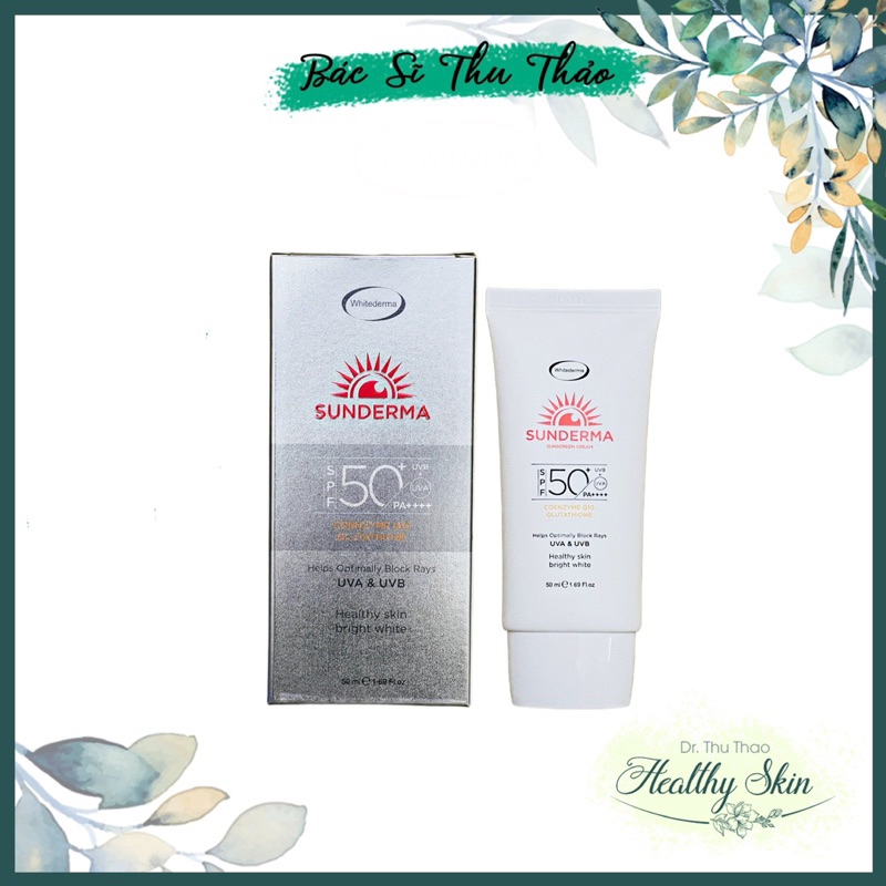 [50mL] Kem chống nắng Whitederma Sunderma Sunscreen spf50