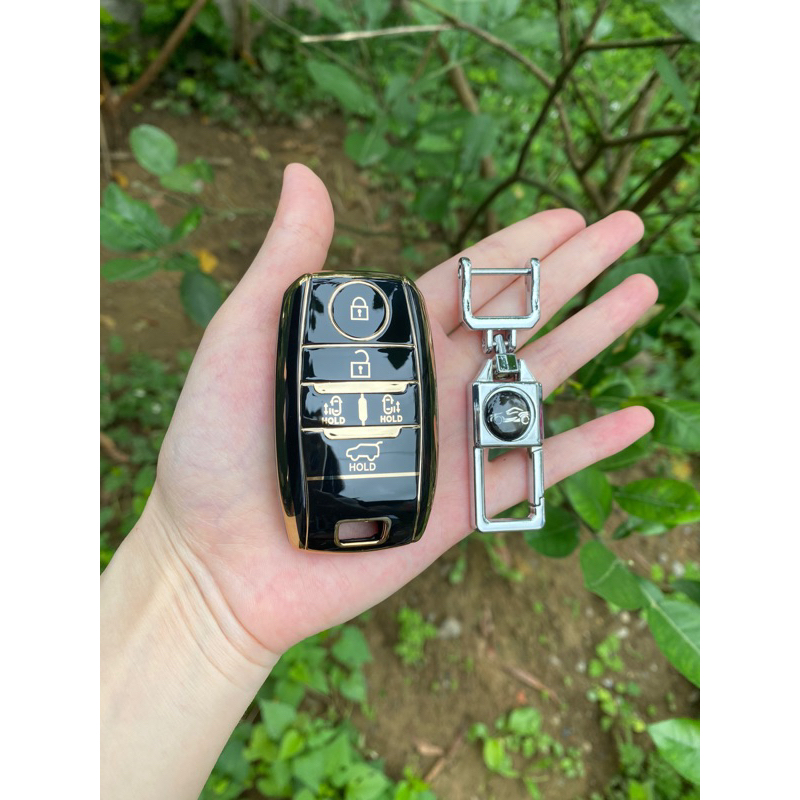 Ốp khoá Kia Sedona 5 nút bấm chìa thông minh