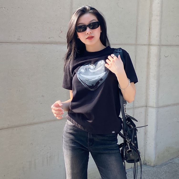 Áo baby tee ngắn tay Shadow Baby T-Shirt, áo thun baby tee trendy 2023 localbrand