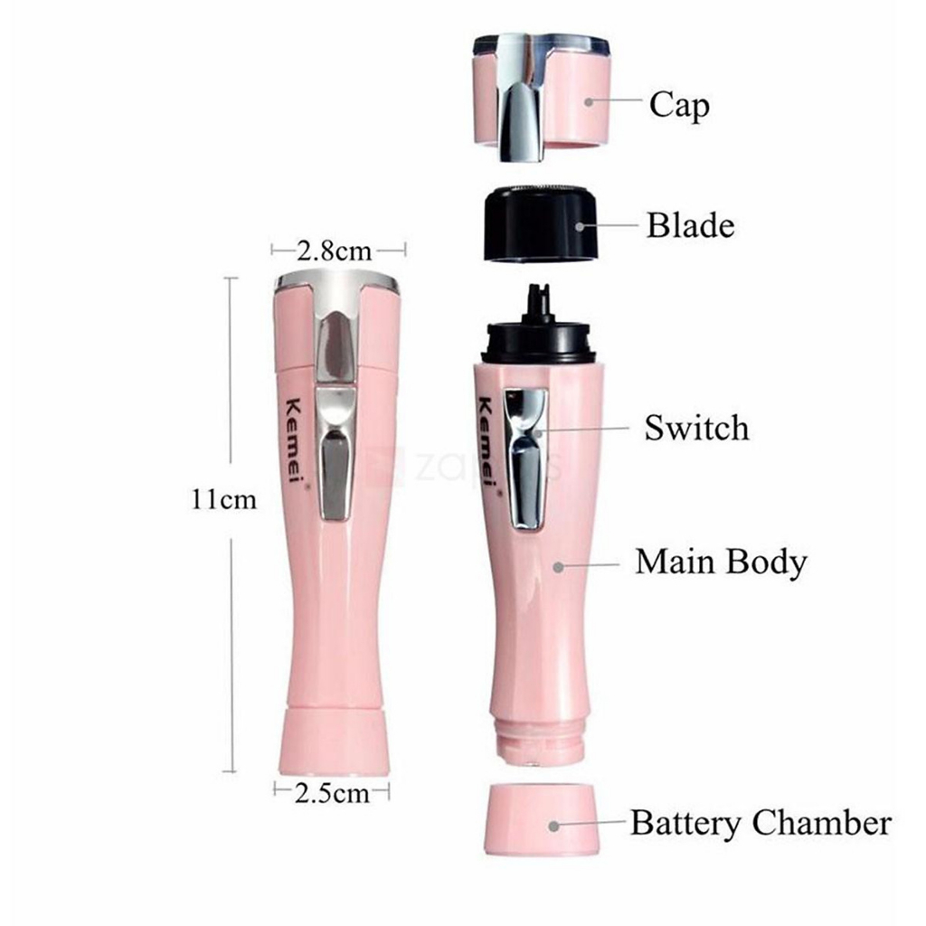 Máy Cạo Lông Mini Cầm Tay - Máy Triệt Lông Toàn Thân Kemei