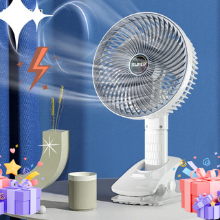 Quạt kẹp đa năng để bàn super 3in1 kẹp bàn - kẹp điện thoại hoặc gắn bàn quạt cầm tay nhỏ gọn tiện dụng