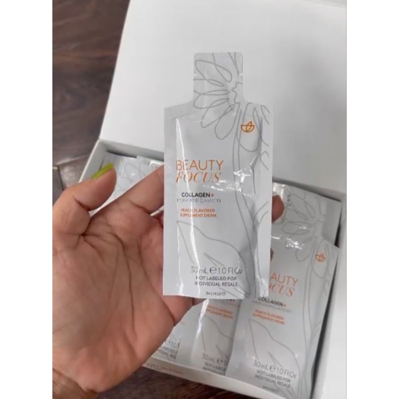 Nuskin Collagen+ Beauty Focus Dạng nước 1 hộp 30 gói.