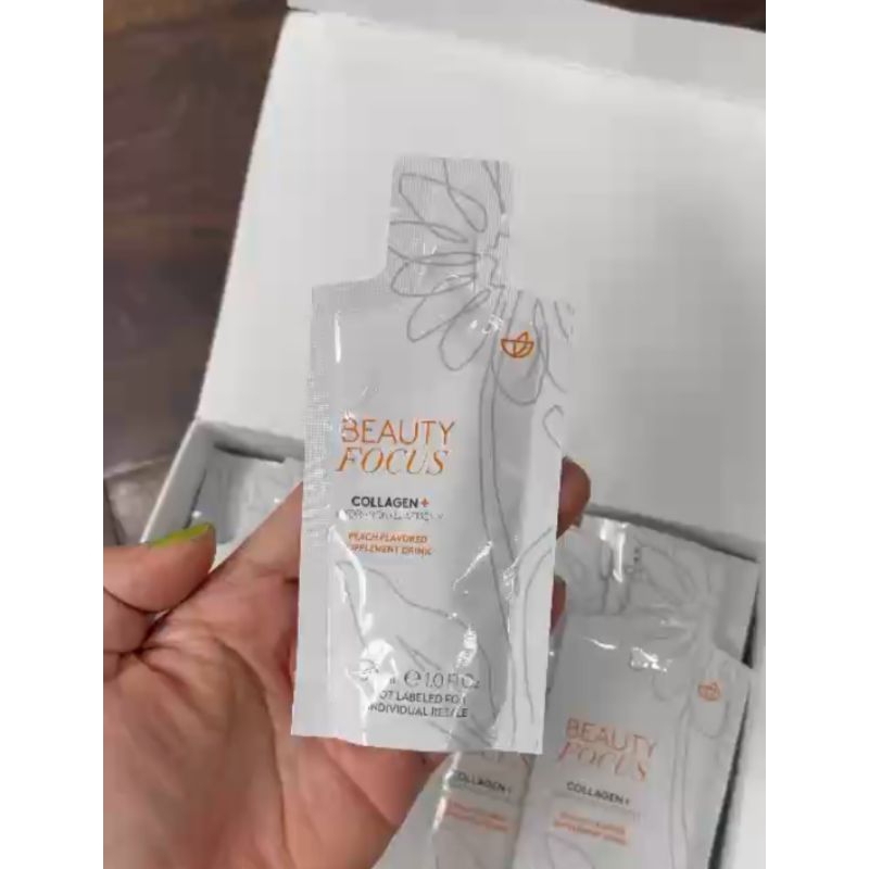 Nuskin Collagen+ Beauty Focus Dạng nước 1 hộp 30 gói.