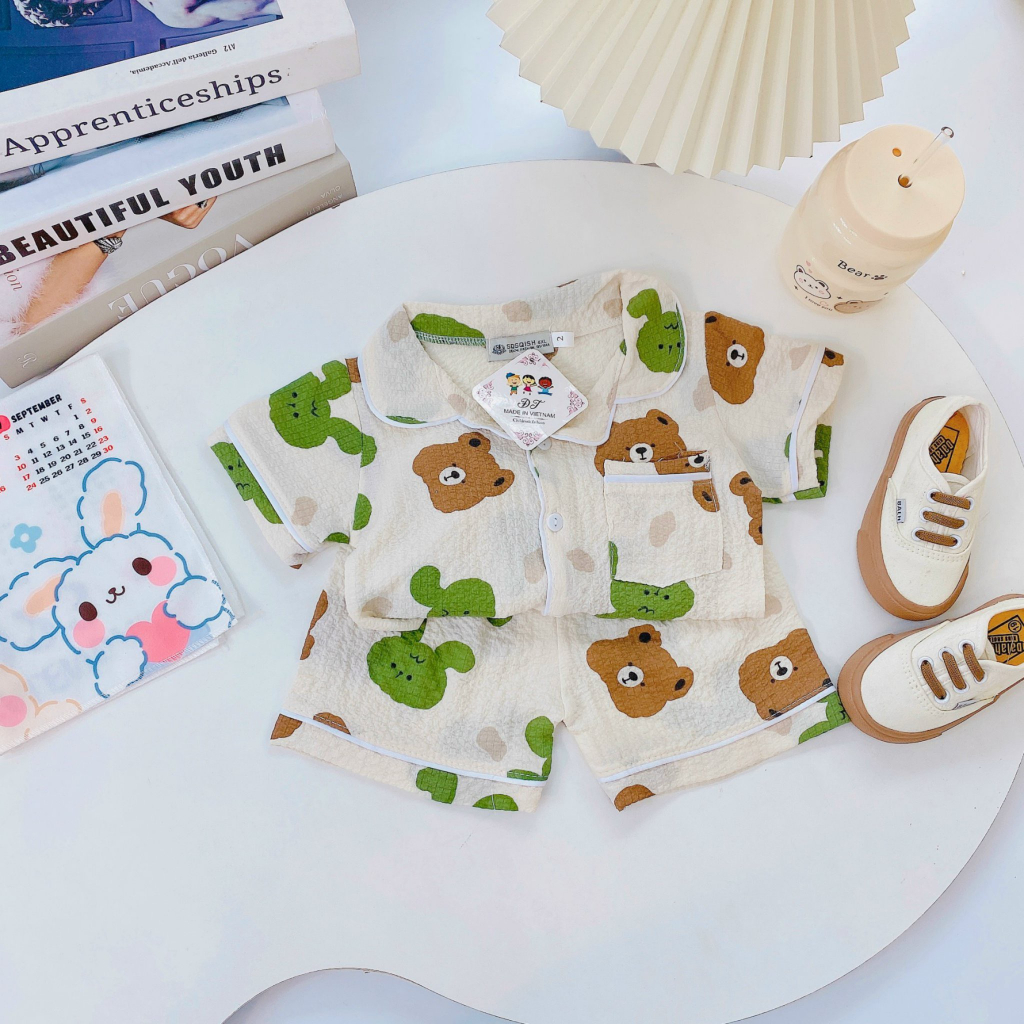 BỘ PIJAMA 👧CHO BÉ 👧 VẢI ĐŨI XỐP LOẠI 1 CHO BÉ TRAI GÁI