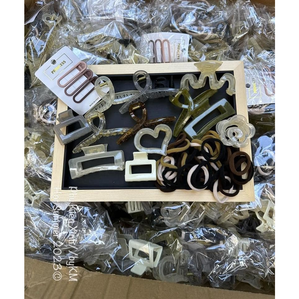 SET KẸP TÓC 67 CHI TIẾT TONE MÀU NHẸ NHÀNG SIÊU YÊU CHO NỮ