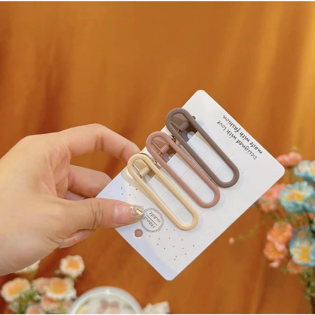 SET KẸP TÓC 67 CHI TIẾT TONE MÀU NHẸ NHÀNG SIÊU YÊU CHO NỮ