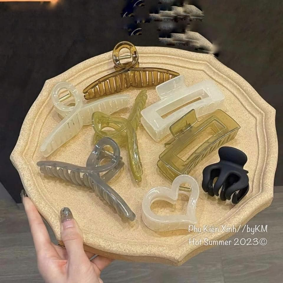 SET KẸP TÓC 67 CHI TIẾT TONE MÀU NHẸ NHÀNG SIÊU YÊU CHO NỮ