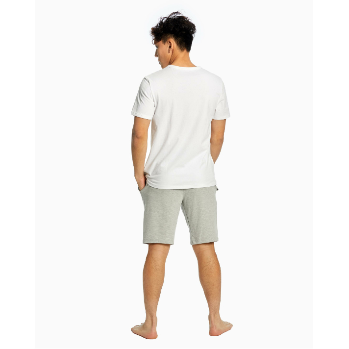 Calvin Klein Áo Thun Nam Trắng Cổ Tròn