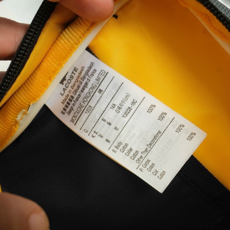 TÚI CHÉO NAM LACOSTE BAG