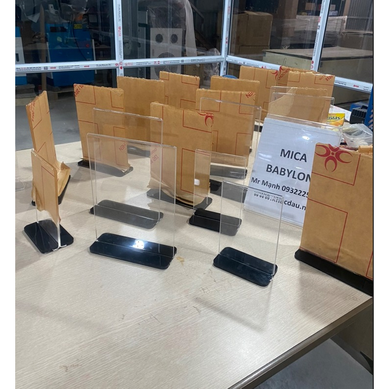 Menu Mica Để Bàn A4,A5,A6, Kệ Mica, Bảng Mica Đài Loan Giá Rẻ