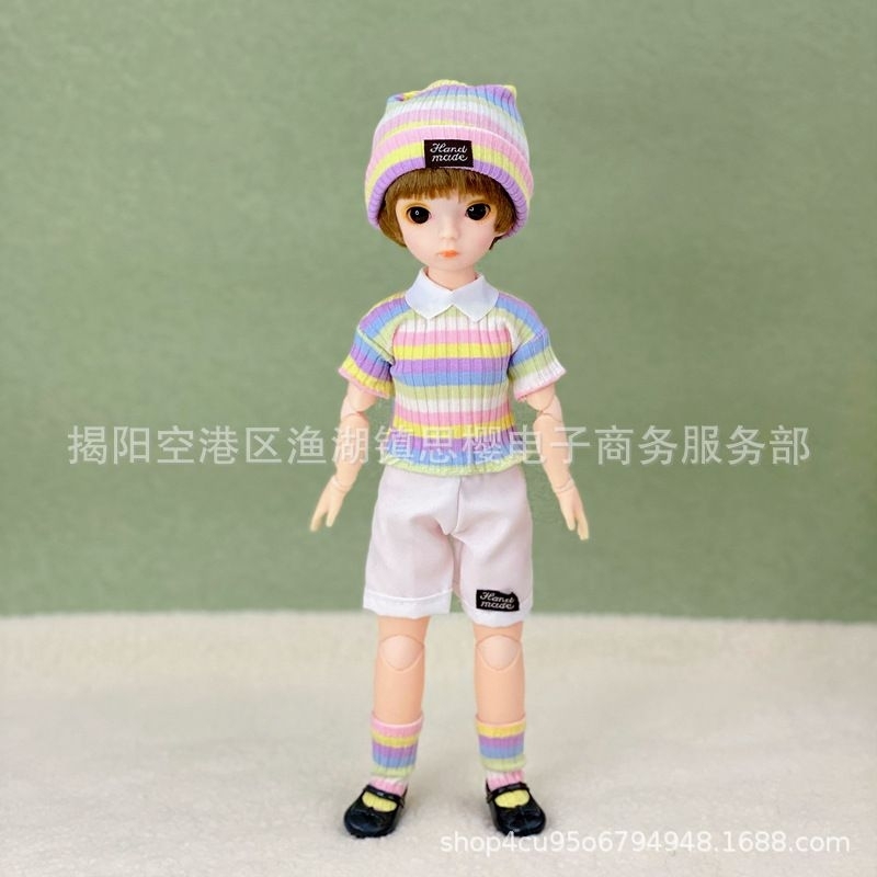 Búp Bê Nam Nữ BJD Áo Đôi Cao 30cm Xinh Xắn Đáng Yêu - Khớp Linh Hoạt