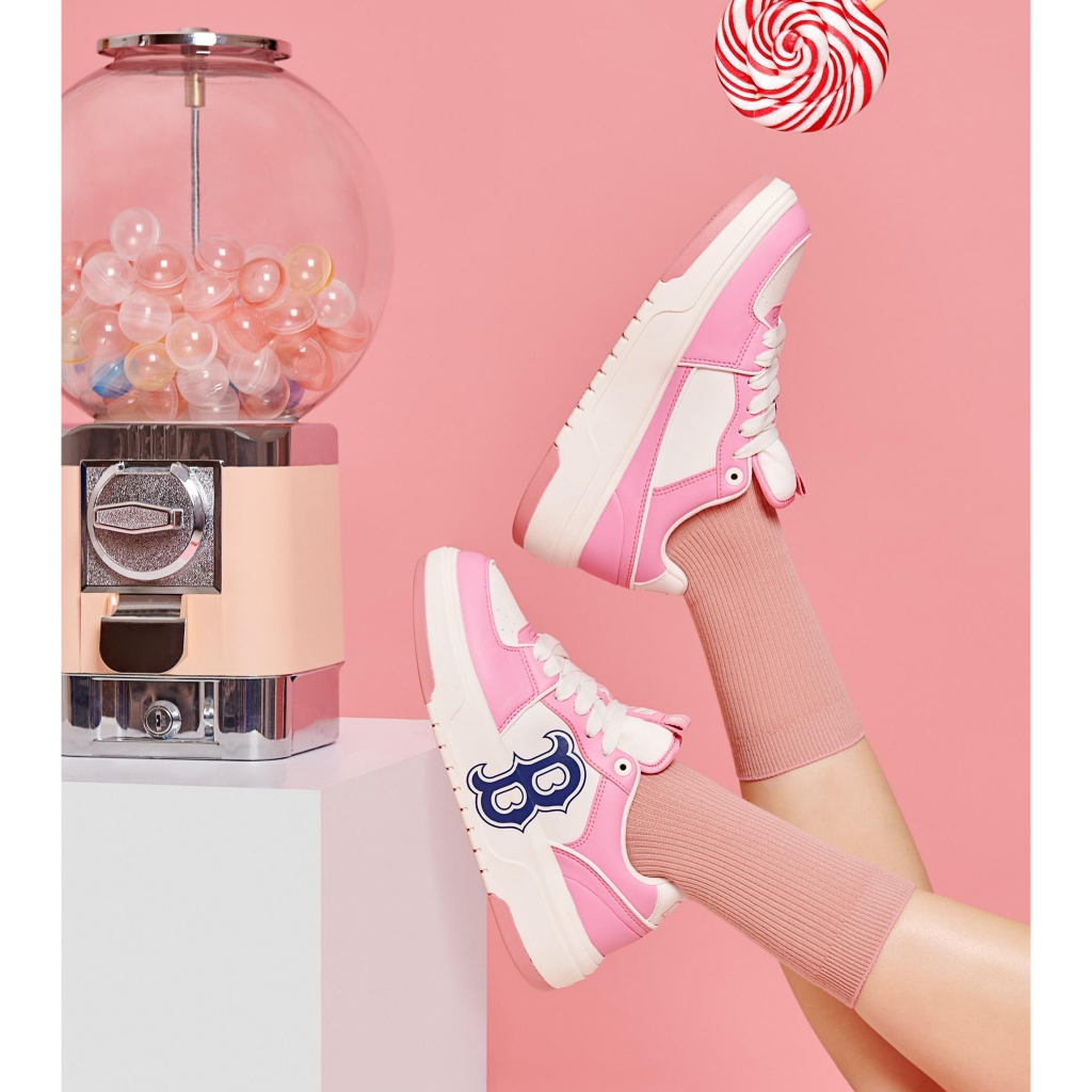 Giày Sneaker Nam Nữ MLB Liner PanDa Đen Trắng, Giày MLB Chunky Màu Đen Trắng Full Size