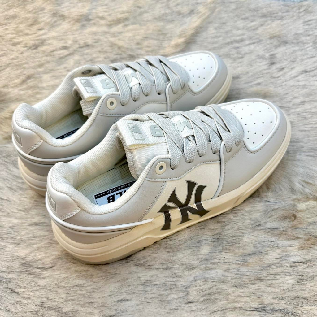 Giày Sneaker Nam Nữ MLB Liner PanDa Đen Trắng, Giày MLB Chunky Màu Đen Trắng Full Size