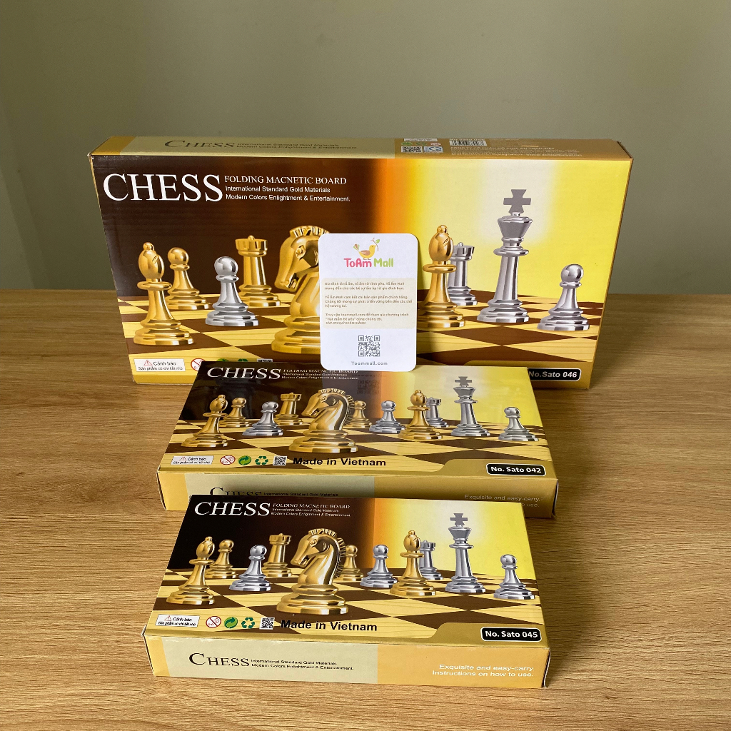 Bộ cờ vua nam châm Cao cấp  - made in Vietnam