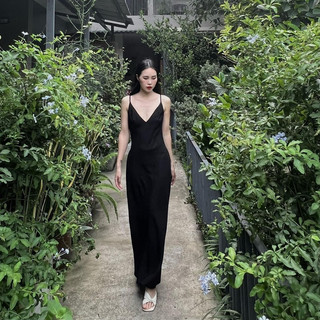 ĐẦM MAXI 2 DÂY CỔ TIM