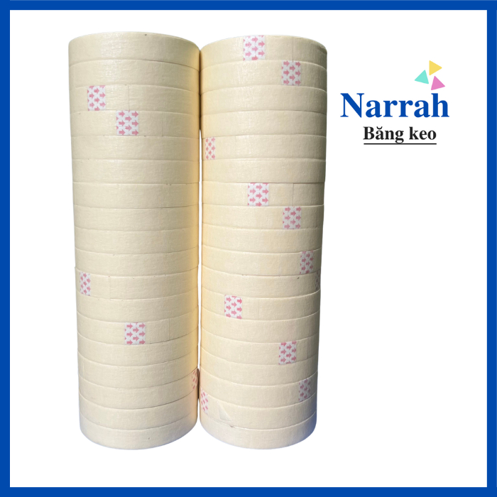 Băng keo giấy 1F6 1 cây 18 cuộn