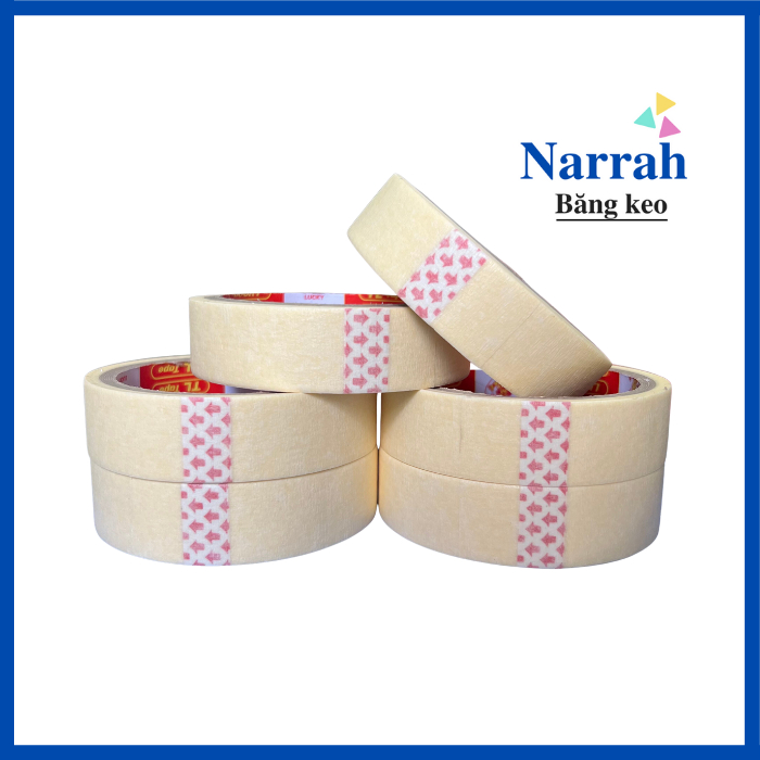 Băng keo giấy 2F4 1 cây 12 cuộn