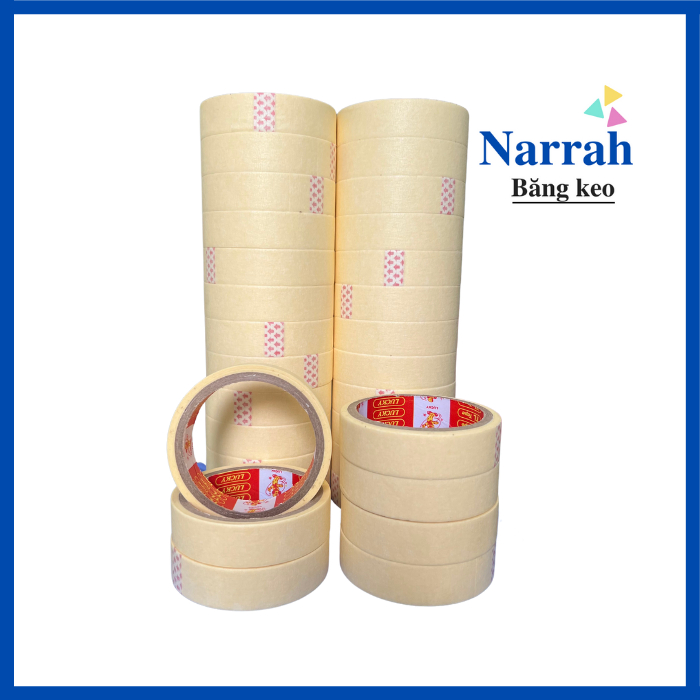 Băng keo giấy 2F4 1 cây 12 cuộn