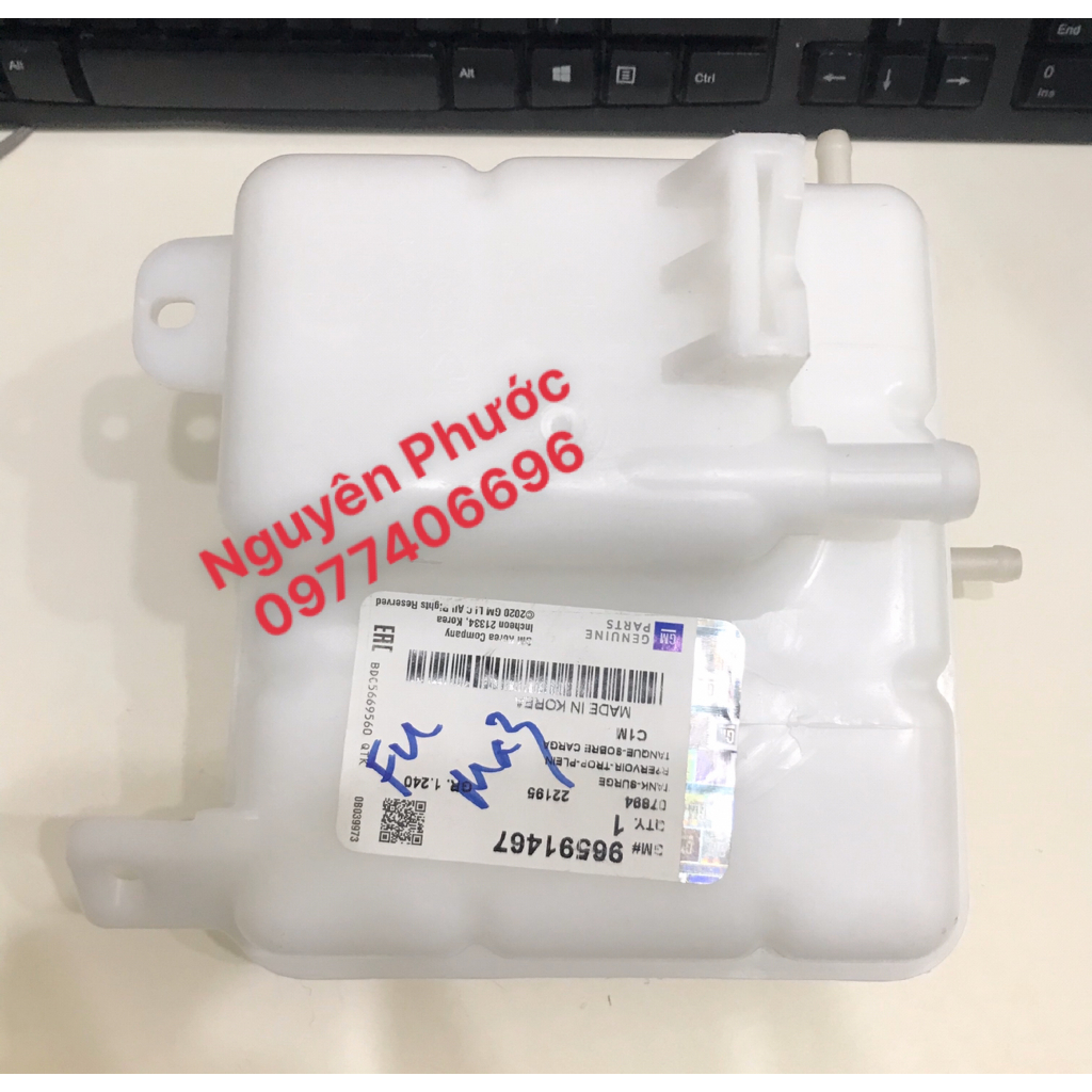 Bình nước phụ CHEVROLET SPARK  - Hàng xịn GM chính hãng: 96591467