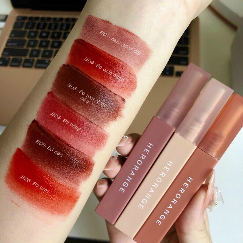 Son kem lì HerOrange vỏ cam siêu hot nội địa Trung