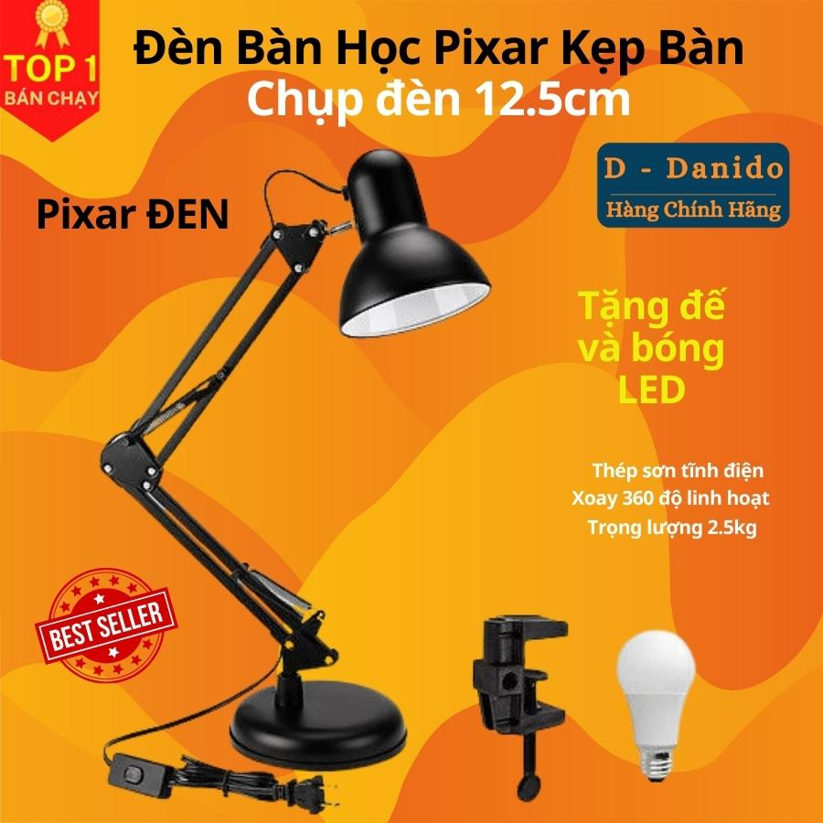 Đèn học kẹp bàn, đọc sách, làm việc PIXAR bóng LED chống cận thông minh D Danido