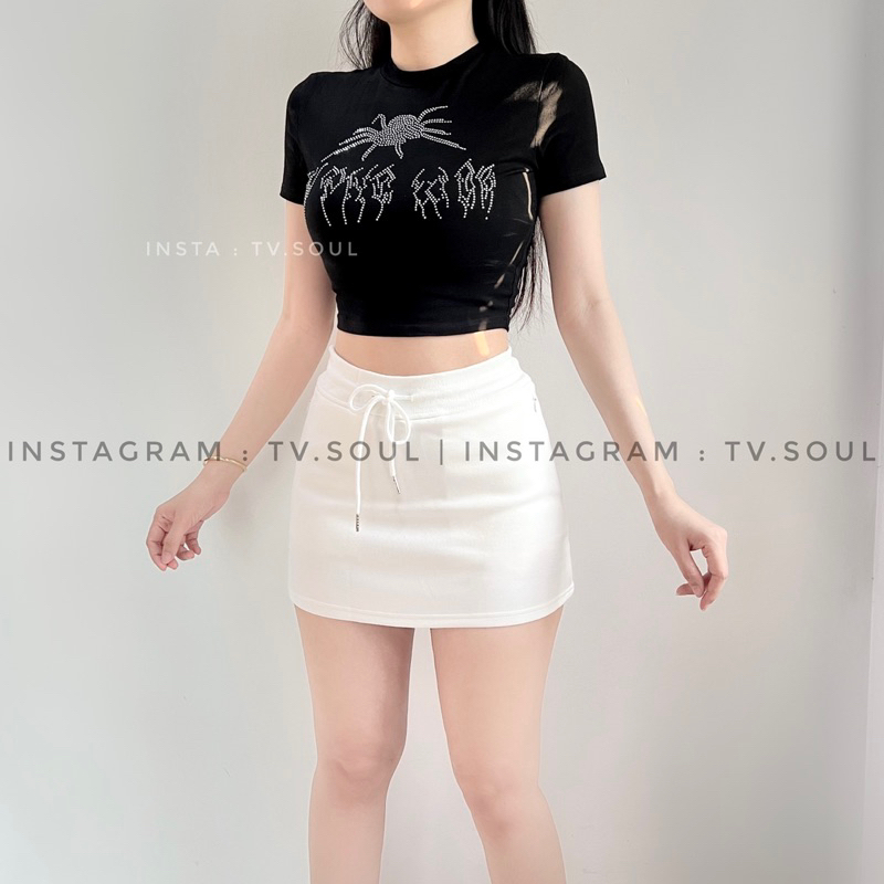 [CÓ SẴN, ẢNH THẬT TV.SOUL] Chân váy basic trắng