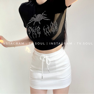 [CÓ SẴN, ẢNH THẬT TV.SOUL] Chân váy basic trắng