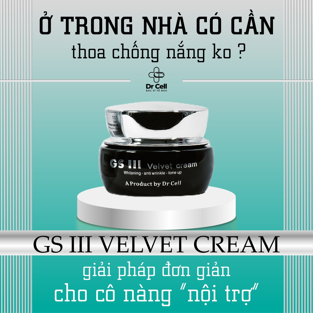 Kem Ngày GS3  kem dưỡng trắng da- Giúp Da Căng Bóng, trẻ Hóa Da, Thể Tích 30g