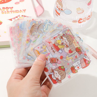Set Sticker Momo 10 tờ bóc dính trang trí kích thước 8x8cm