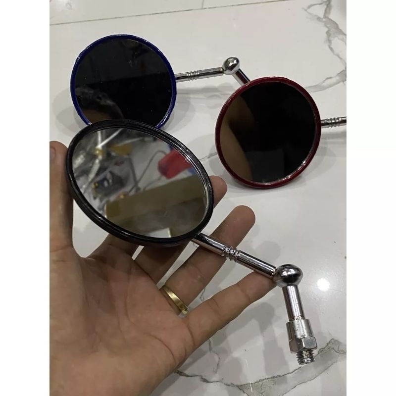Gương Tròn Xe Máy Mẫu Mới Đường Kính 9cm Gắn Trái Phải
