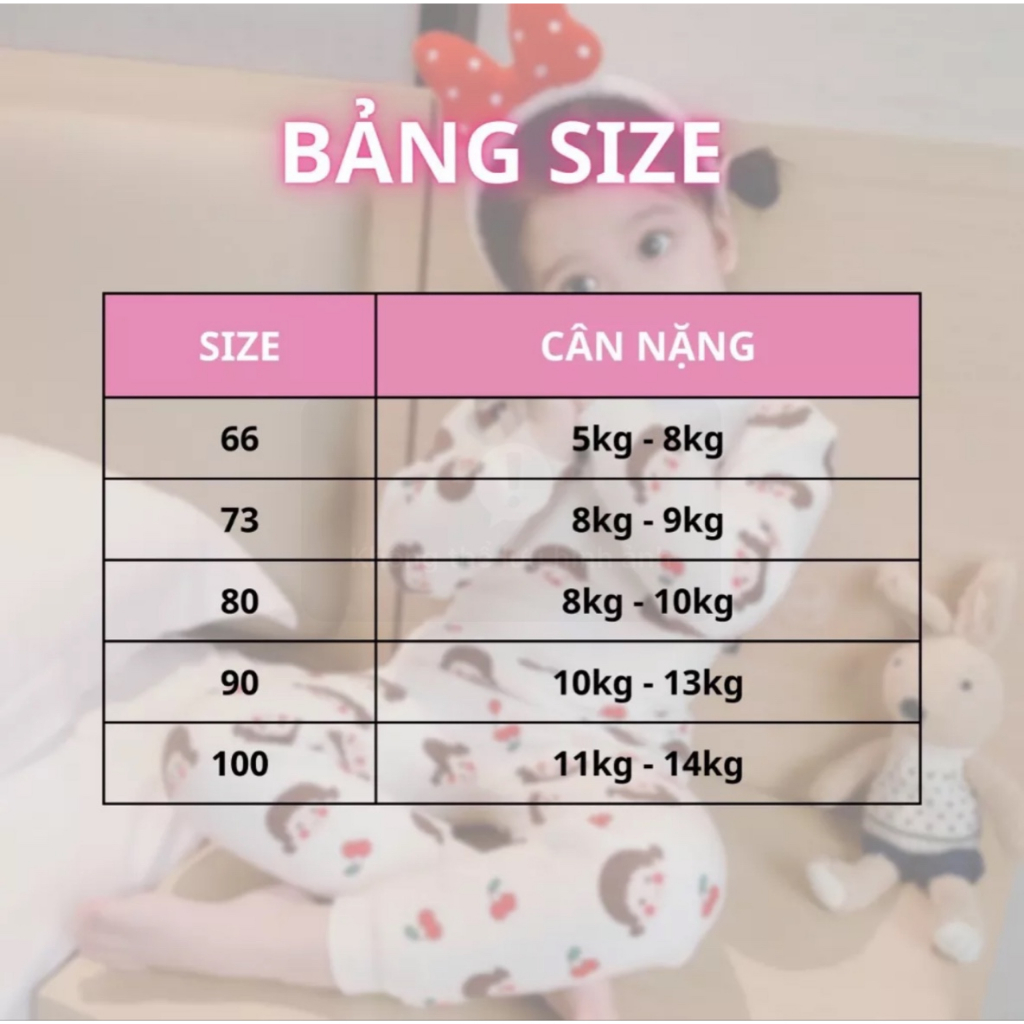 Body Hai Dây Hoa Nhí Cho Bé Gái Kèm Nơ Chất Liệu Cotton Thoáng Mát Mềm Mại QCCC Mã 630