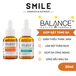Serum Balance Vitamin C Niacinamide Sáng Da Mờ Thâm 30ml