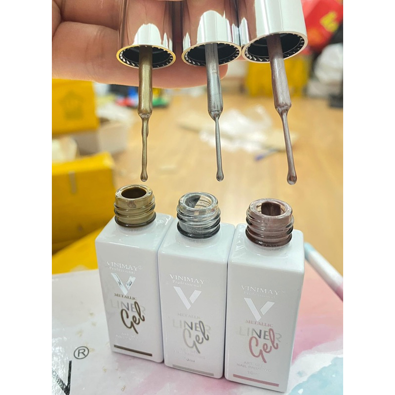 Gel vẽ cọ nét Metan Vinimay cọ vẽ metan - vẽ móng nail