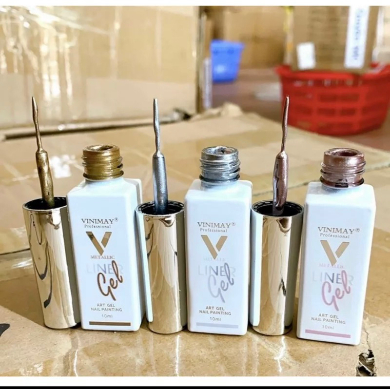 Gel vẽ cọ nét Metan Vinimay cọ vẽ metan - vẽ móng nail