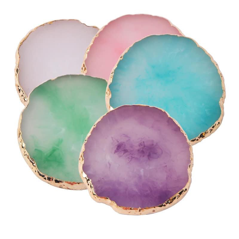 Đá cẩm thạch pha sơn gel  - Đá tán màu gel vẽ, chụp mẫu nail nhiều màu