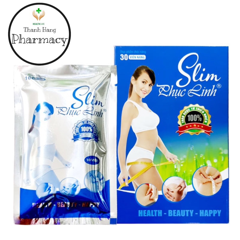 Viên Uống giảm cân slim phục linh Plus hộp 30viên