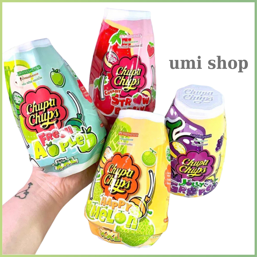 Sáp thơm , sáp thơm Chupa Chups Gel Air Freshener ngọt lịm hương trái cây 230ml