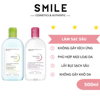 Nước tẩy trang Bio Sebium dành cho da dầu nhậy cảm 500ml