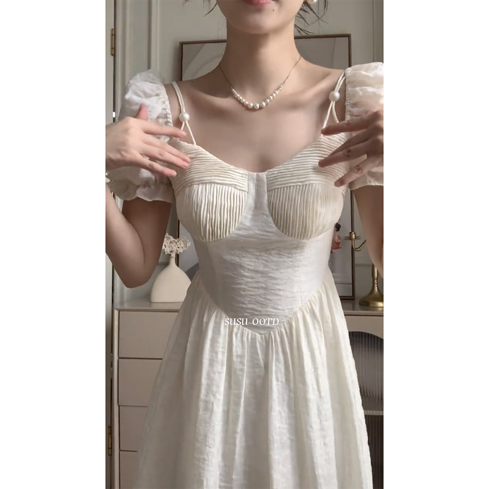 Levi Dress - Váy 2 dây trễ vai