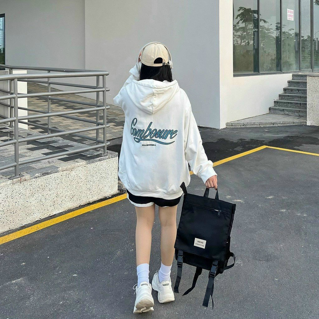 Áo Khoác Nỉ Nam Nữ From Rộng Thêu Chữ 2 Mặt LK8009JH