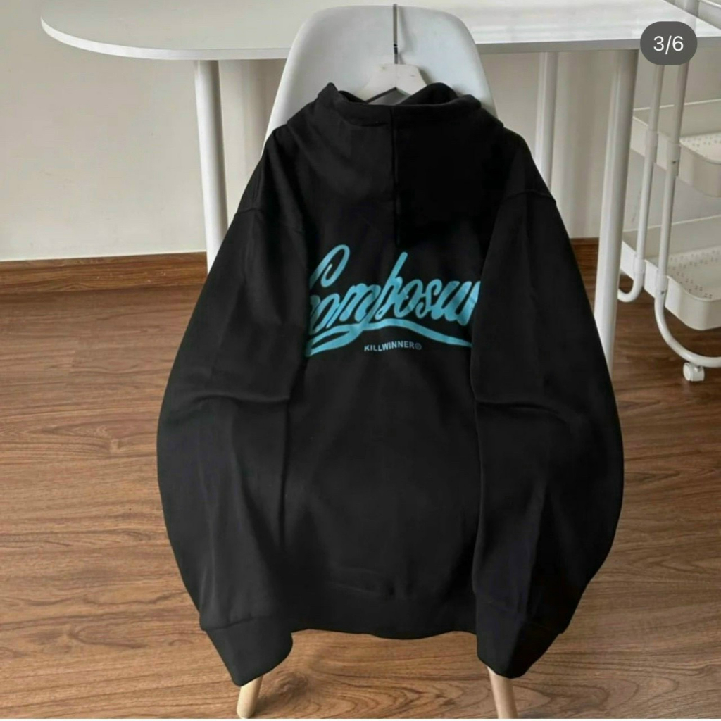 Áo Khoác Nỉ Nam Nữ From Rộng Thêu Chữ 2 Mặt LK8009JH