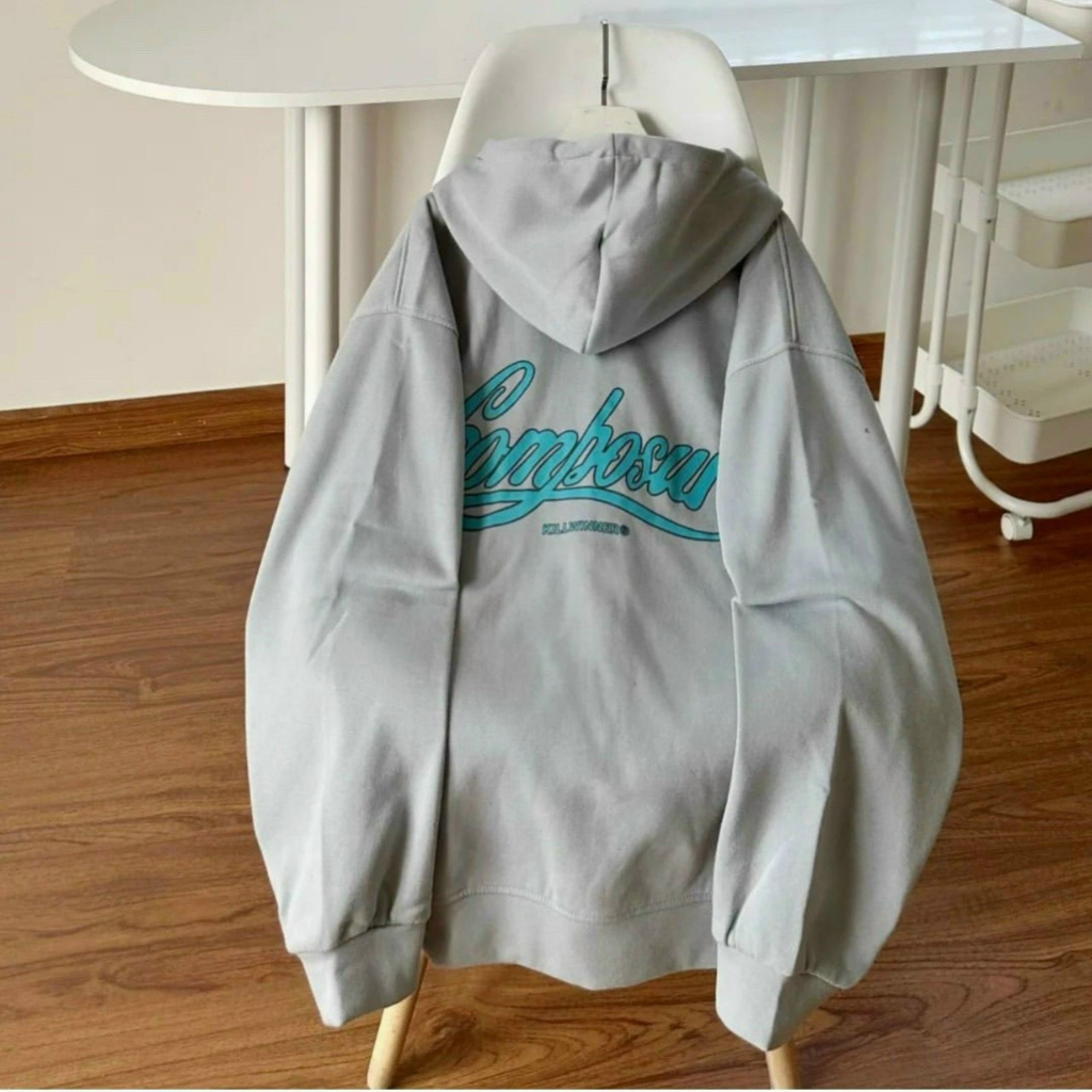 Áo Khoác Nỉ Nam Nữ From Rộng Thêu Chữ 2 Mặt LK8009JH