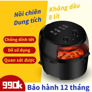 Nồi chiên không dầu 8l daichix