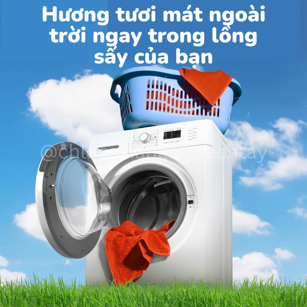 Giấy thơm quần áo Bounce của mỹ Bounce Dryer Sheets Outdoor Fresh làm mềm vải