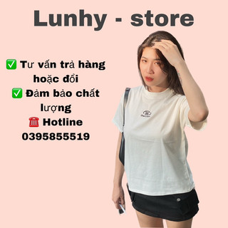 Áo Thun Áo Phông Tay Ngắn In Chữ Chất Cotton Nữ Tính